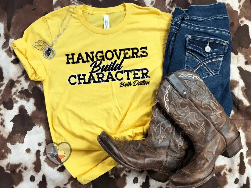 Hangovers Tee Classy Southern Bling