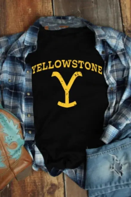 Yellow Brand Tee Classy Southern Bling