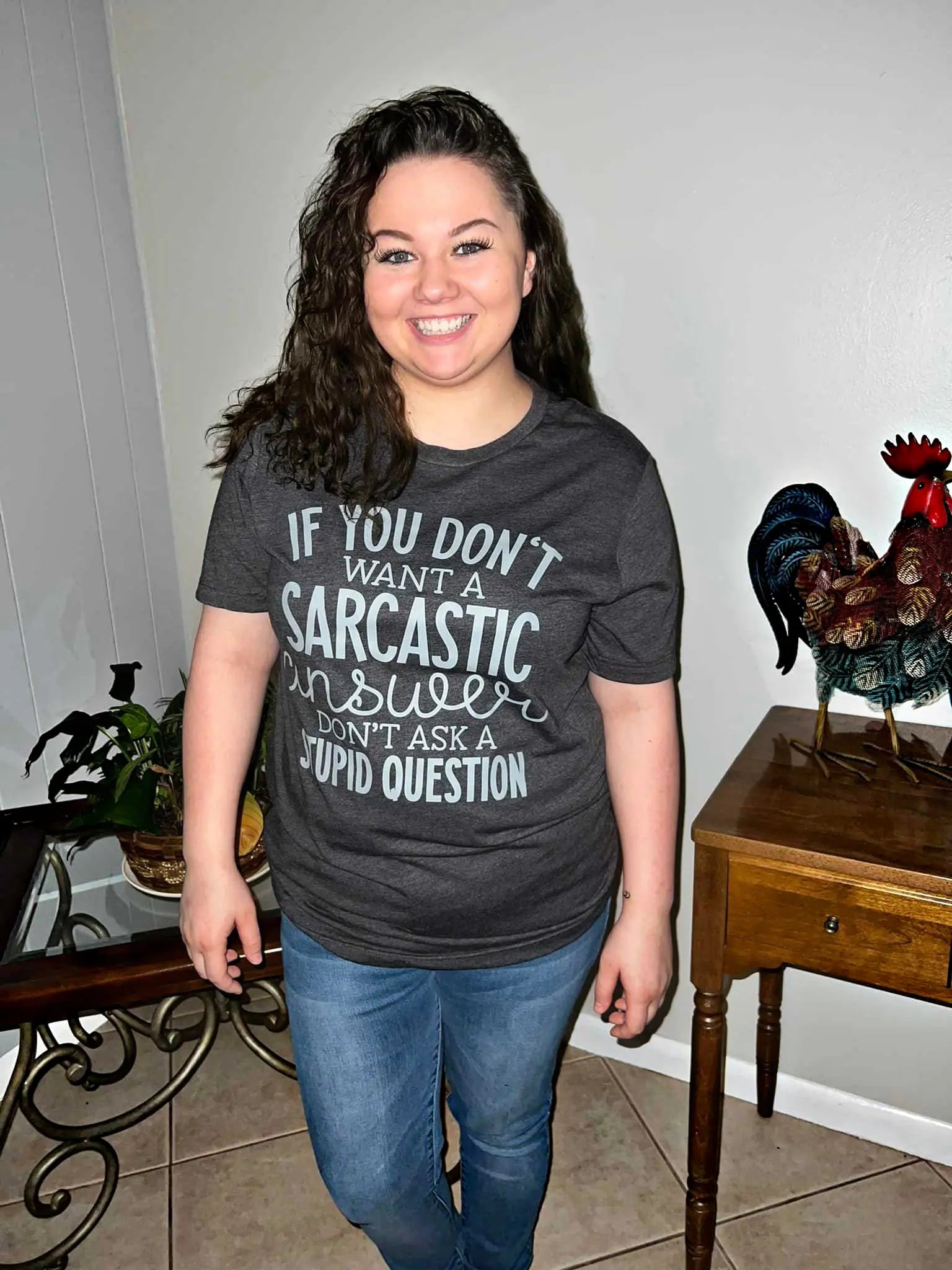 Sarcastic Answer Top Classy Southern Bling