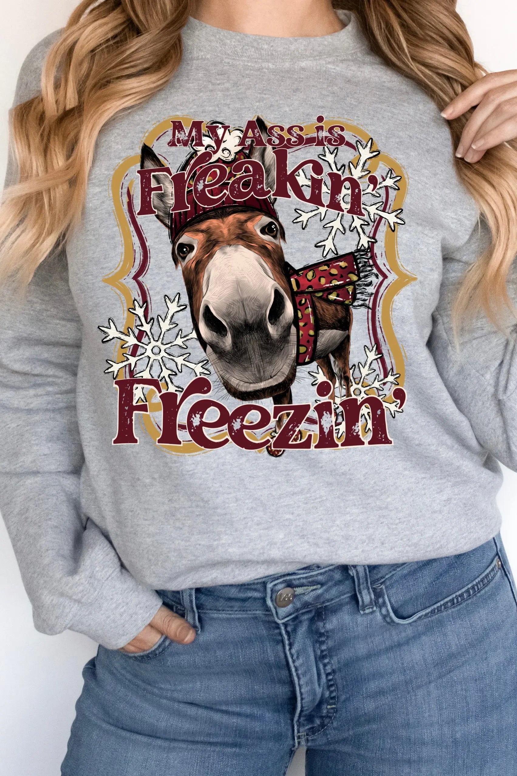 My Ass is Freakin Freezing Classy Southern Bling