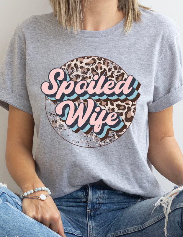 Spoiled Wife leopard design