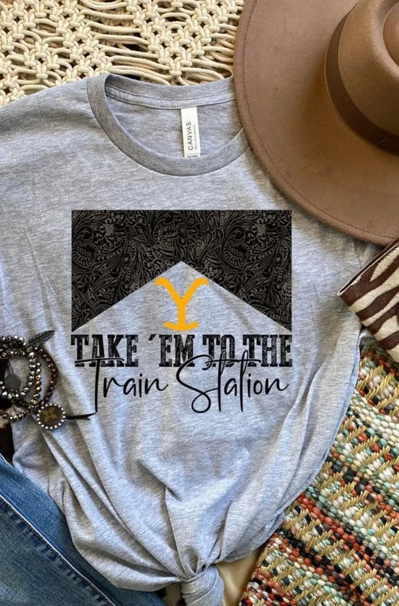 Station Tee Classy Southern Bling