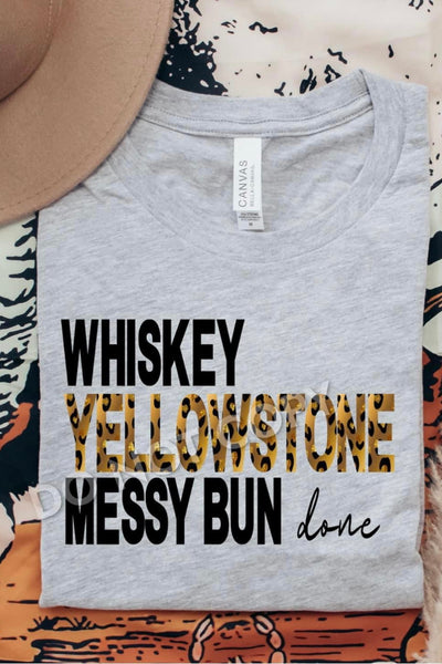 Whiskey Messy Bun