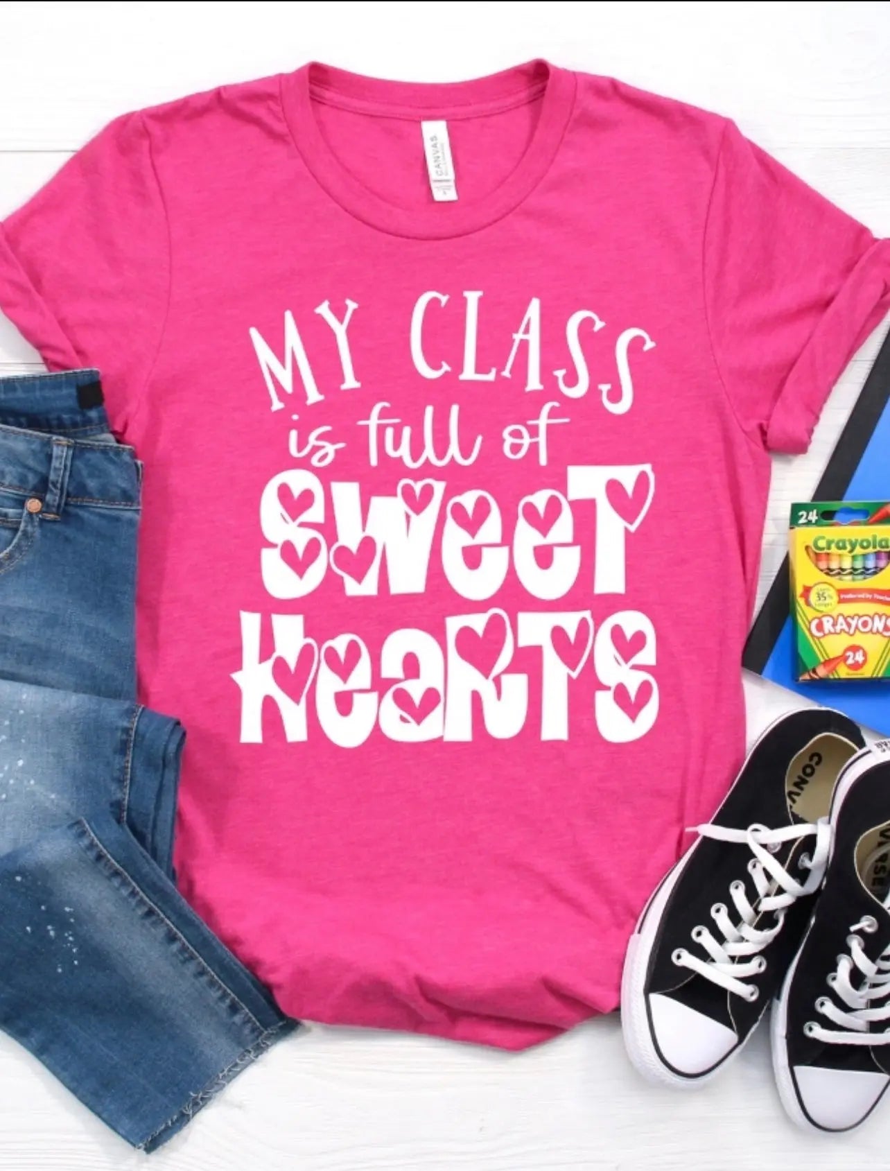 My Class is full of Sweet Hearts Classy Southern Bling