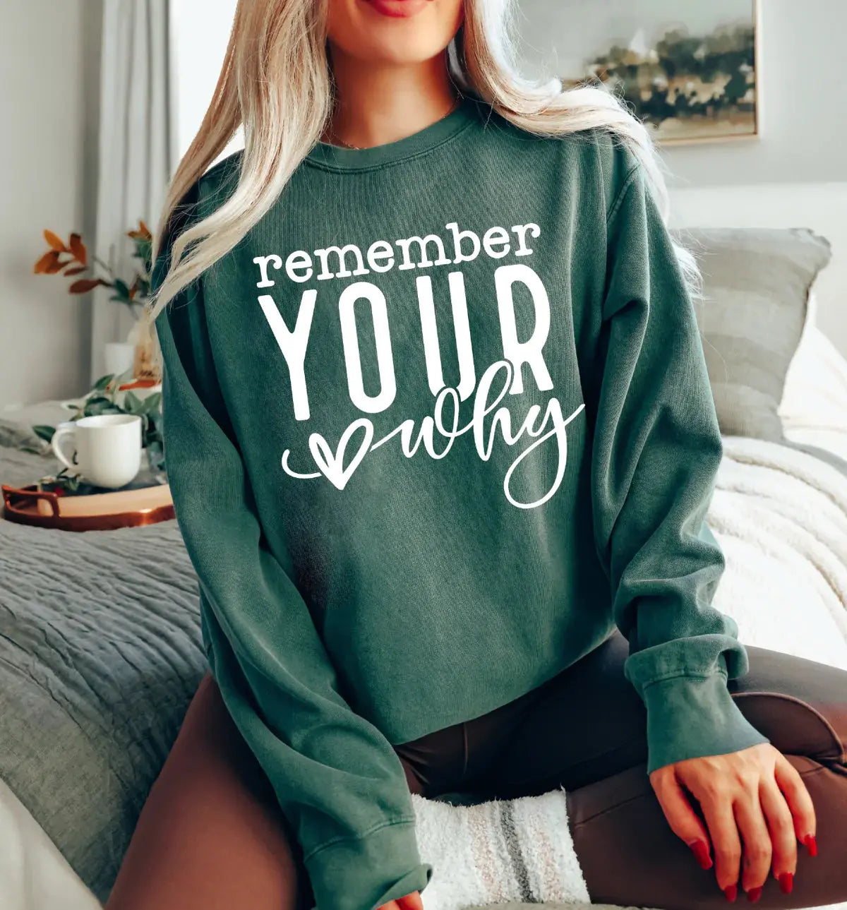 Remember You're Why Puff Print Classy Southern Bling